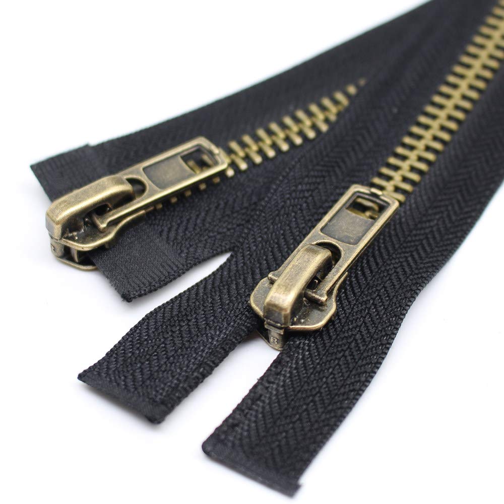 ByaHoGa 68 cm #8 Zip Metal 2 Way Separable Bronze (TW)