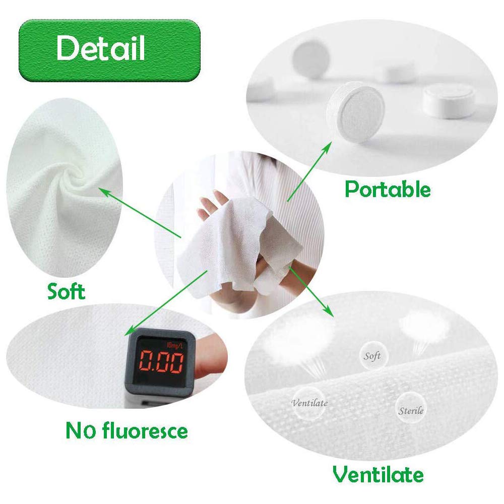 ZONSUSE Compressed Towels, Mini Travel Towel, Disposable Magic Towel, Portable Face Washrag, Soft Comfortable