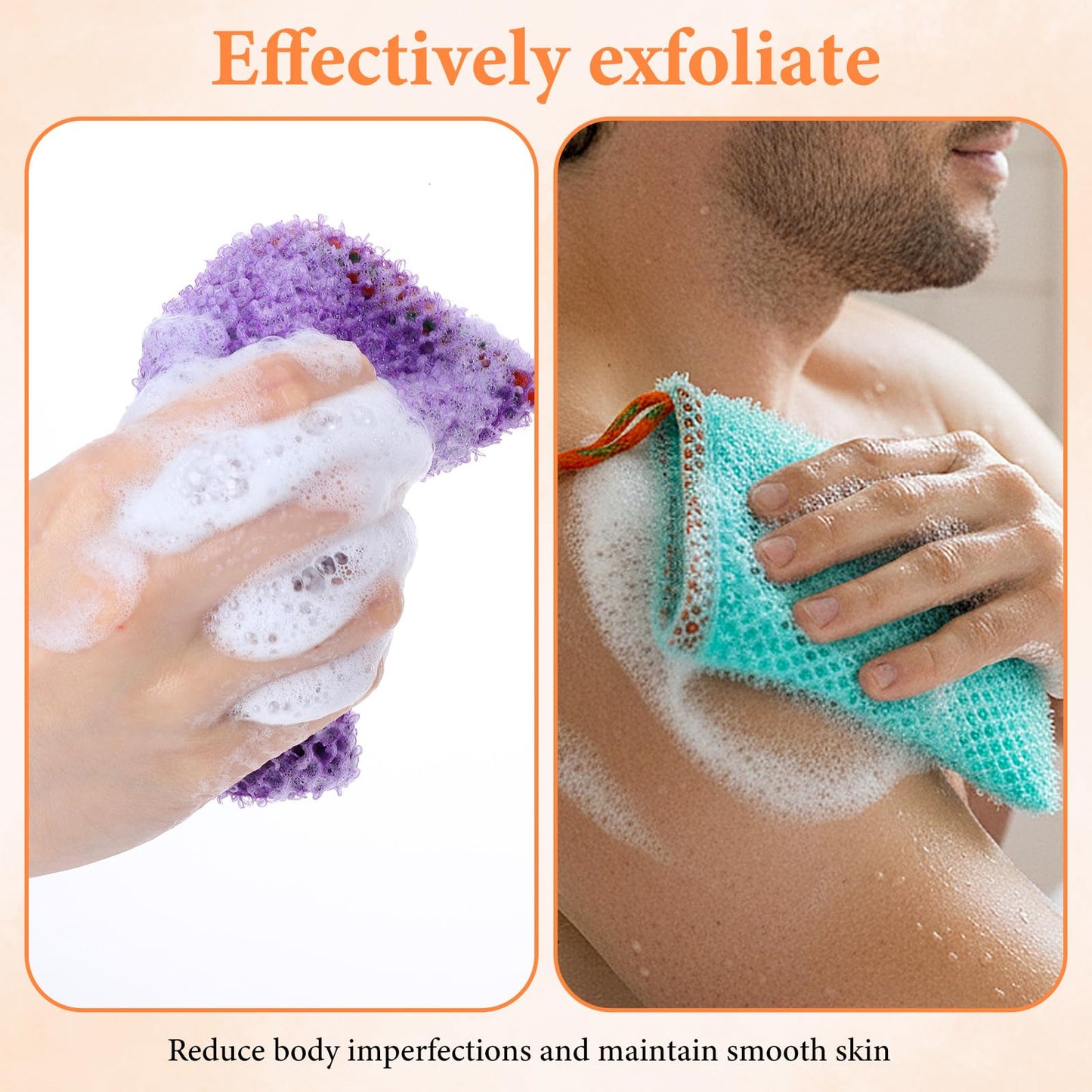 Matwsec 5 Pack Soap Net Bag for Bar Soap, Exfoliating Mesh Shower Foaming Bag with Drawstring, Reusable Soap Savers for Soap Bar