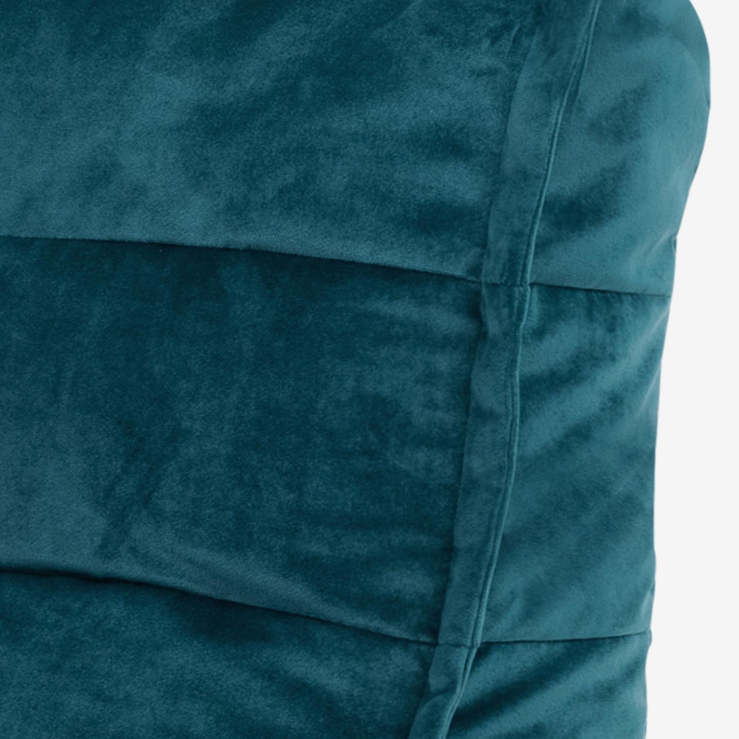 icon Dolce Velvet Bean Bag Lounger with Filling Included, Teal