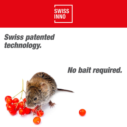 SWISSINNO Vole Trap PRO SuperCat - Efficient Snap Trap for Field and Mole Control, Patented Trigger Mechanism, Easy to Set Up, Safe and Reusable - 2X
