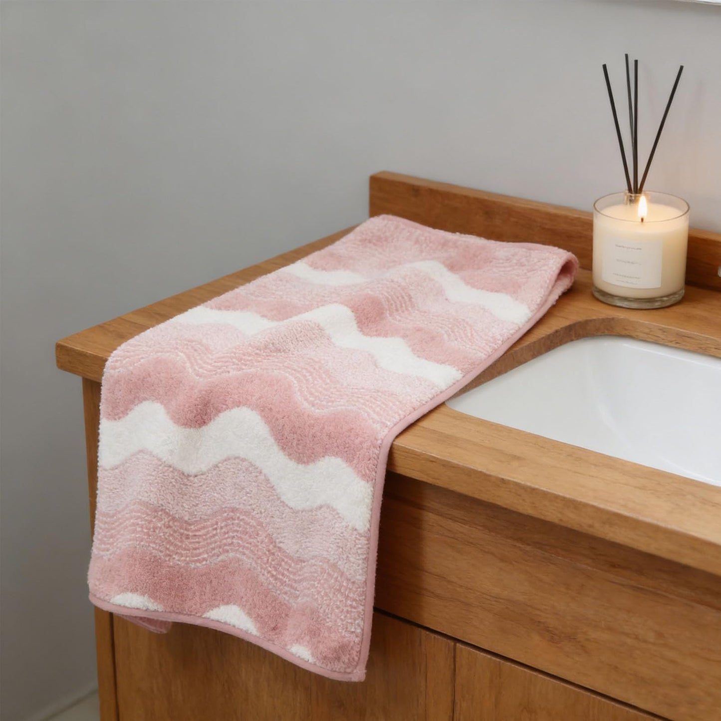 rexinwadfu Microfibre Soft Hand Towels, Quick Dry 35 x 75cm Guest Towels, Super Water Absorbent Towel Set for Bathroom Or Kitchen