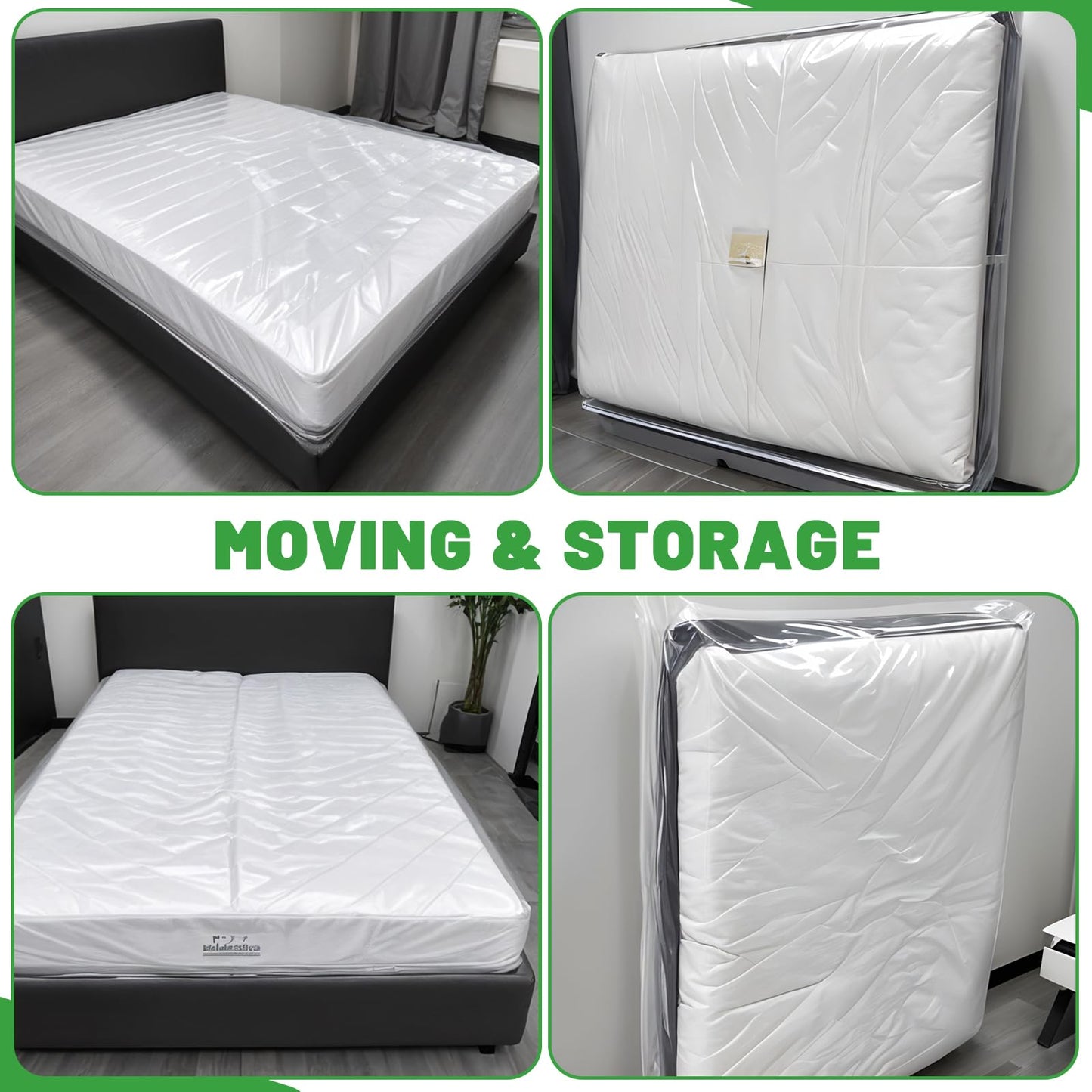 Dntorx Single Mattress Cover for Moving, Mattress Bags for Moving
