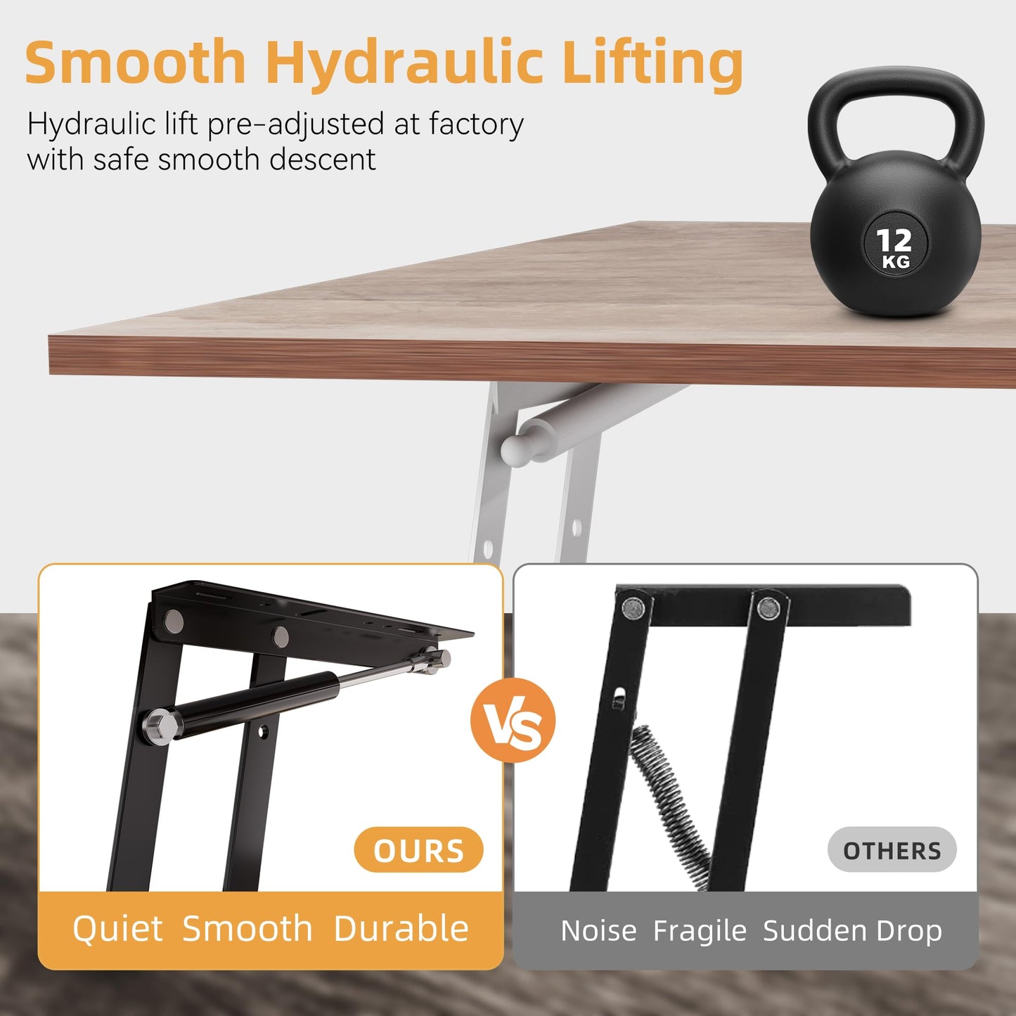 PURFINO Coffee Table with Lift Top - Wooden Modern Centre Table with Unique Textured & Hidden Storage, for Living Room, Bedroom, Small Space