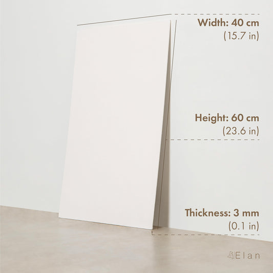 Elan Cotton Canvas Panels 40x60 CM, 6-Pack Canvas Boards for Painting, Painting Canvas, Canvases, Art Board Bulk Art Canvas Board Blank Canvas Panel