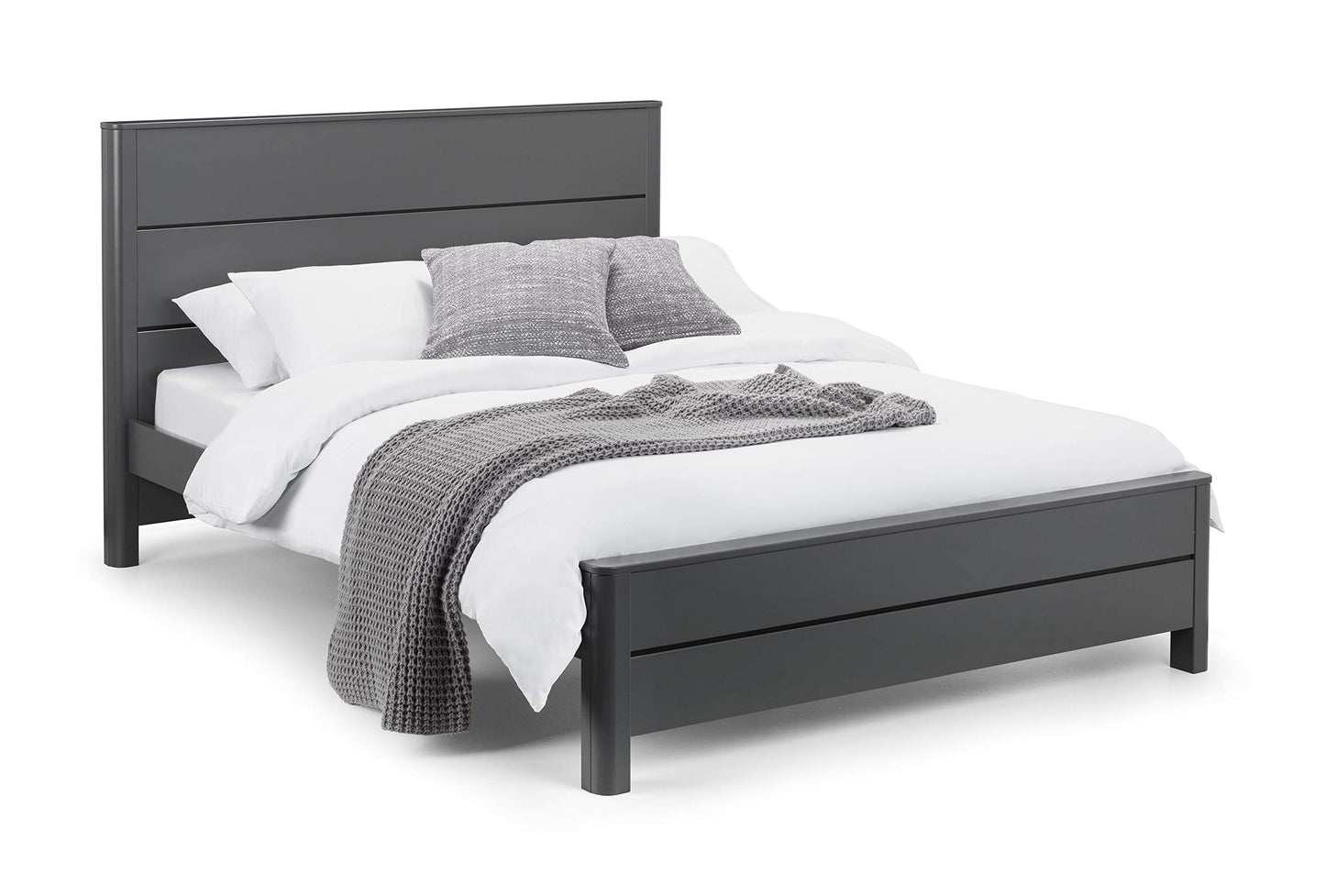 Julian Bowen Chloe Bed, Storm Grey, Double