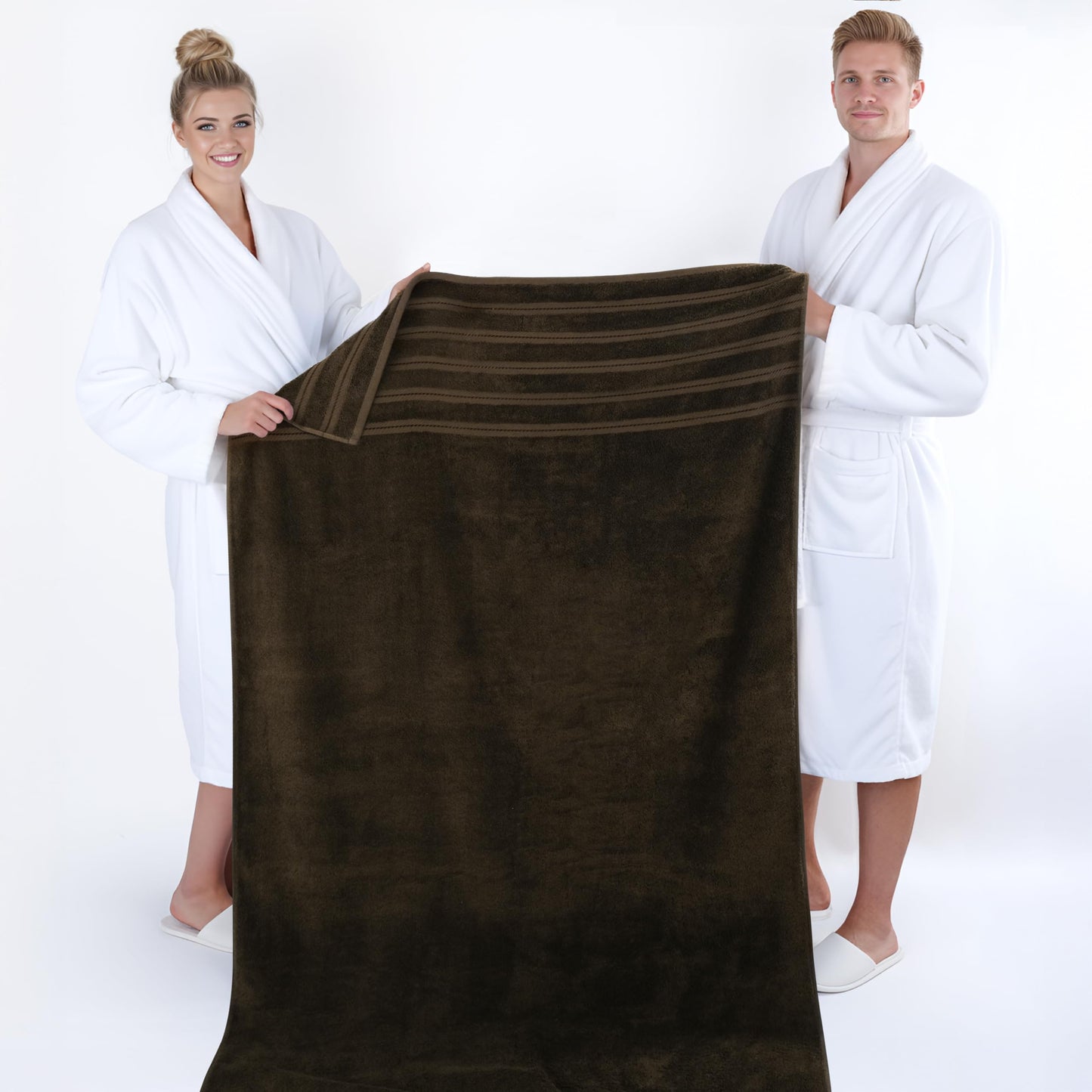 American Soft Linen 35x70 Jumbo Large Bath Towels, 600 GSM 100% Cotton Turkish Bath Sheet, Oversized Luxury Bath Towels for Bathroom Beach and Pool