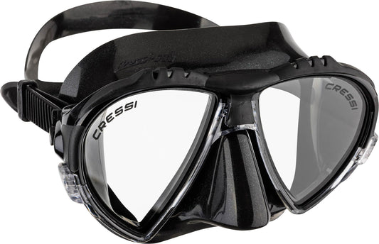 Cressi Matrix and Gamma Combo Diving Snorkelling Set - Black