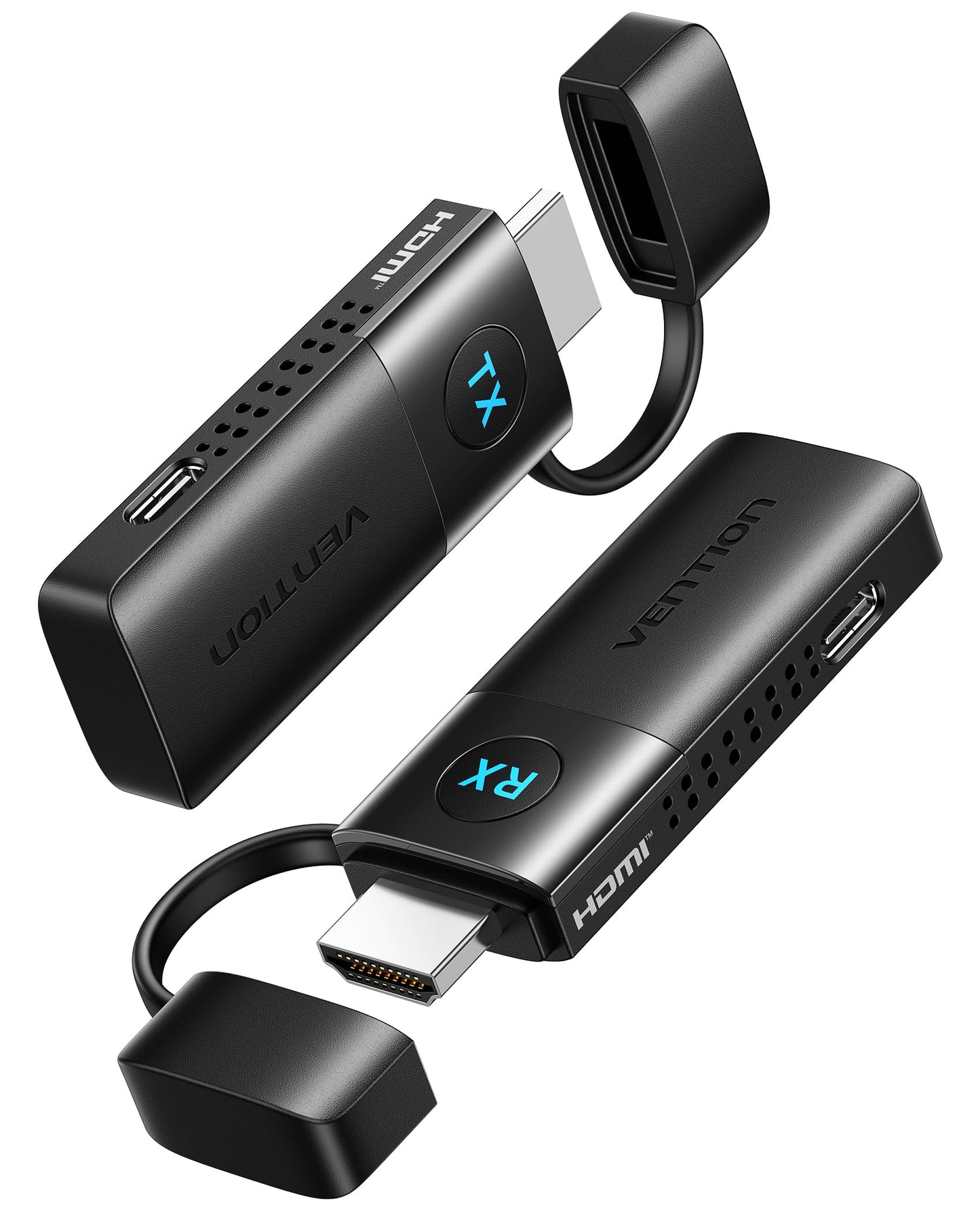 VENTION Mini Wireless HDMI Transmitter and Receiver 1080P@60Hz, Wireless HDMI 165FT/50M, 5G, Plug & Play for Streaming Video from Laptop/PC to