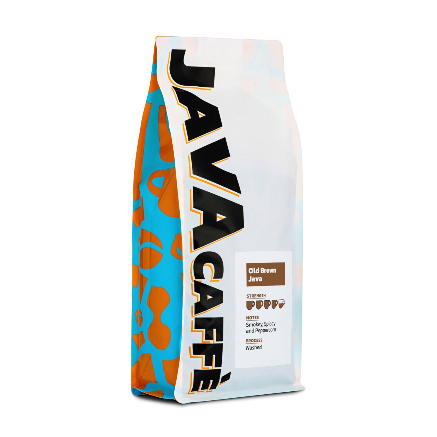 Java Caff? Old Brown Java GROUND Coffee, 1kg Resealable Bag, 100% Arabica Hand Roasted For Filters & Cafetieres