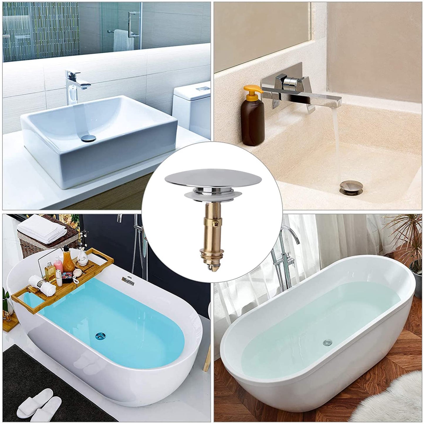 Pop Up Click Clack Plug 66mm Pop-up Stopper