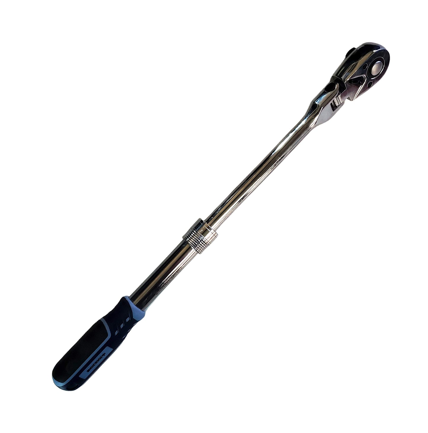 Toolzone 3/8" Drive Extending Flexi Head Ratchet Softgrip