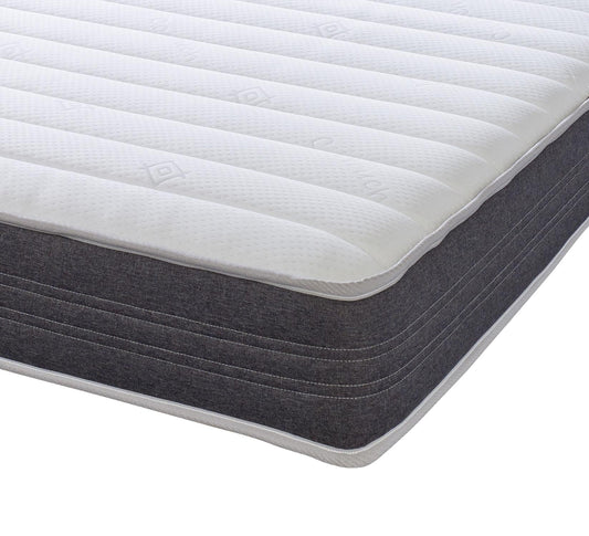 Extreme Comfort Sirocco Airflow Grey 18cms Deep Hybrid Spring & Memory Fibre Mattress, 4ft Small Double (4ft x 6ft3, 120cm x 190cm)