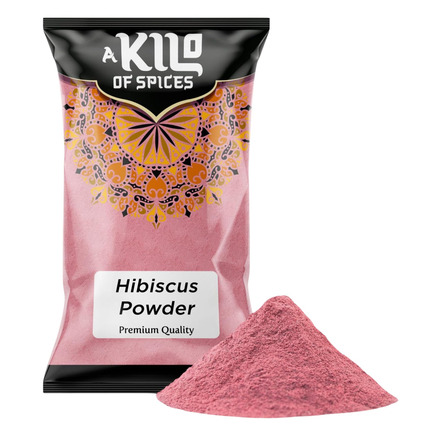 A Kilo of Spices | Premium Hibiscus Powder - 1 Kg | Revitalize Your Skin and Hair | Natural Hibiscus Flower Powder for Radiant Skin, Healthy Hair and