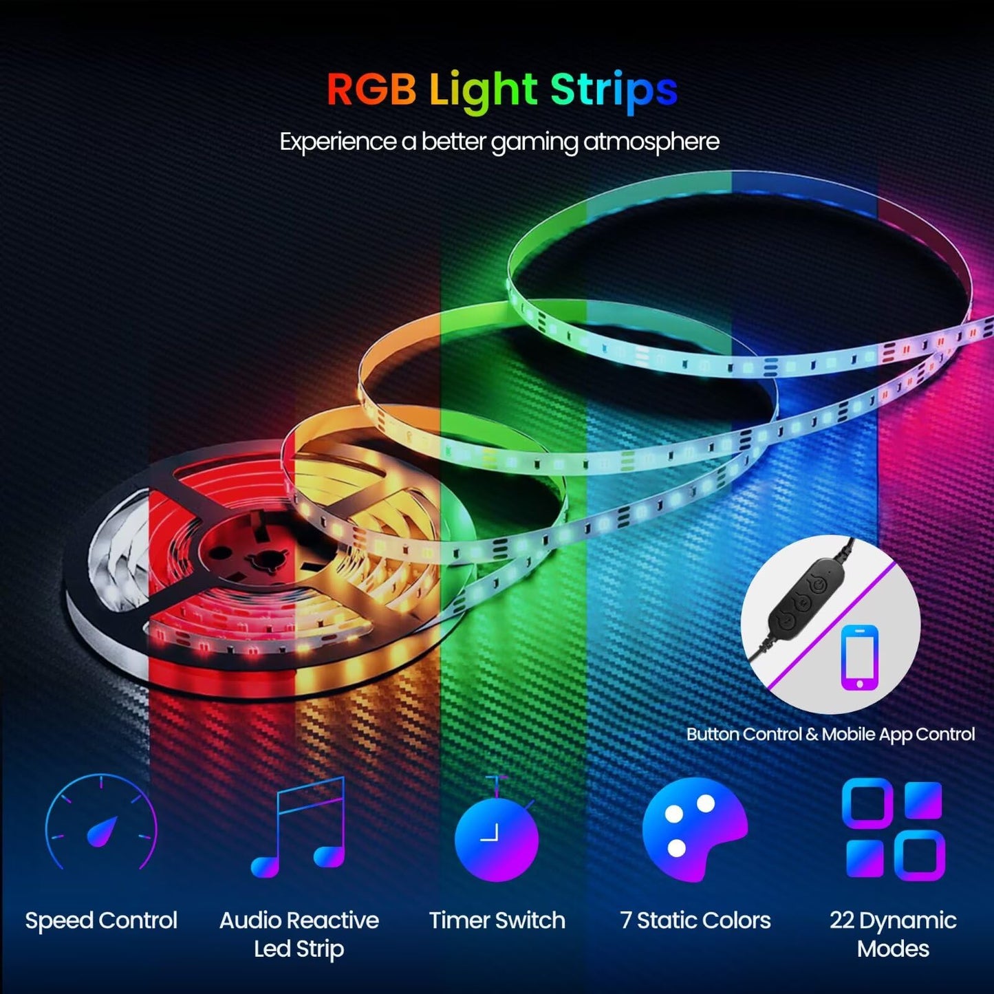 DOMSHOCT L Shaped Gaming Desk with LED Lights & Power Outlets, 100 * 80cm Small Corner Computer Table with Storage Bag & Adjustable Shelves & Large