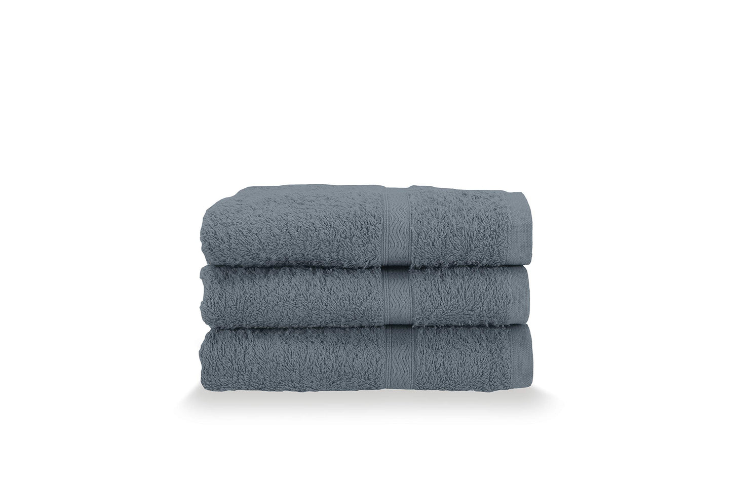 Gabel Guest Towels, Pure Cotton Hydrophilic Sponge, 40 x 60 cm, Metal, Set of 3