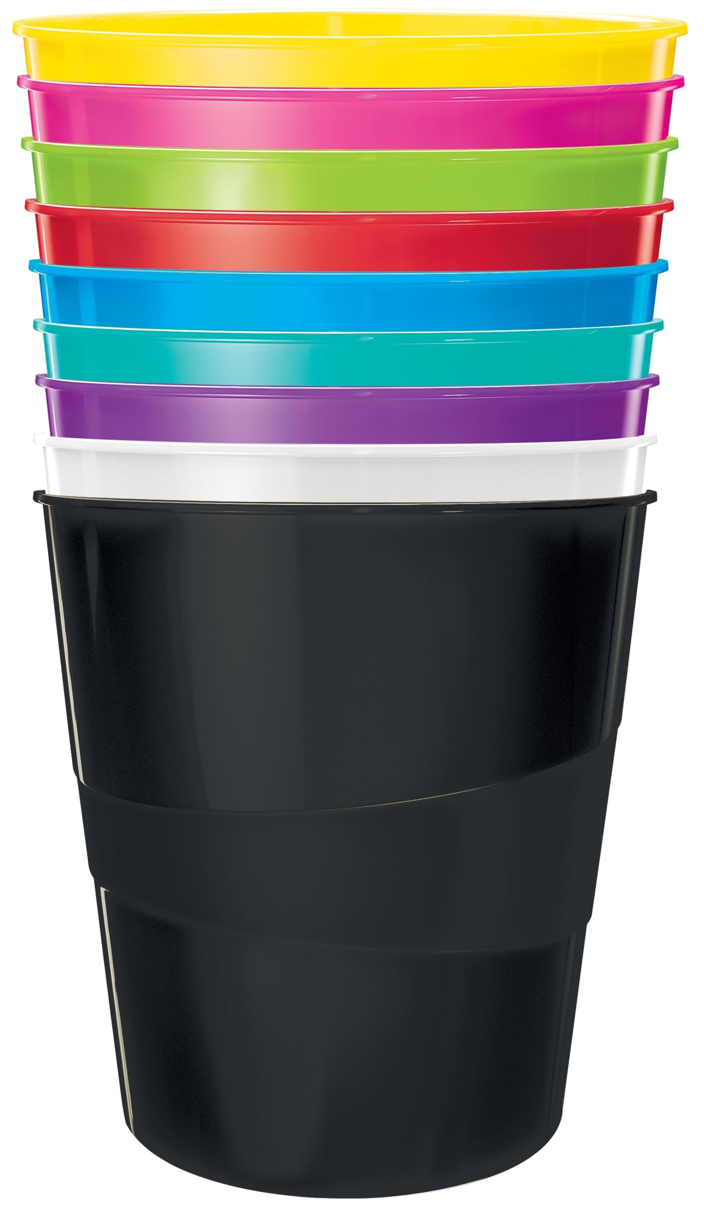 Leitz 52781062 15 Litre Waste Bin, Plastic, Wow Range, Metallic Purple