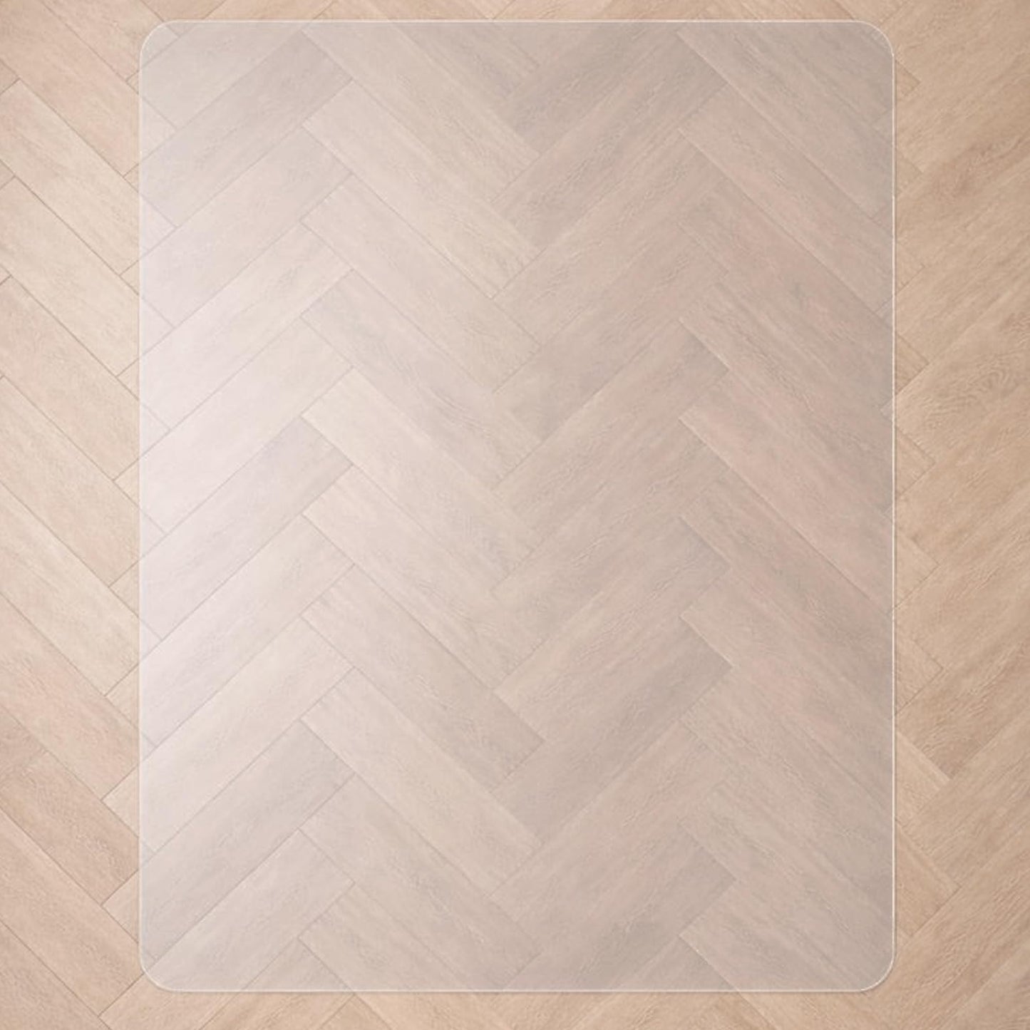Marvelux Non-Slip Clear PVC Office Chair Mat for Hard Floors, 90 x 120cm
