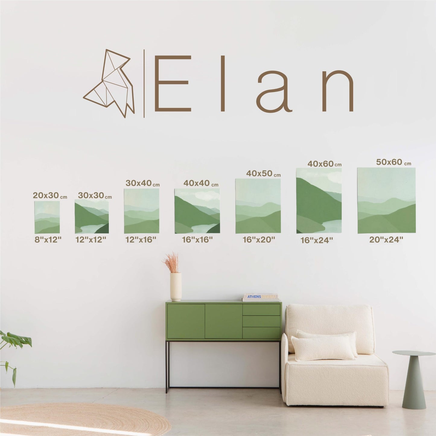 Elan Cotton Canvas Panels 40x60 CM, 6-Pack Canvas Boards for Painting, Painting Canvas, Canvases, Art Board Bulk Art Canvas Board Blank Canvas Panel