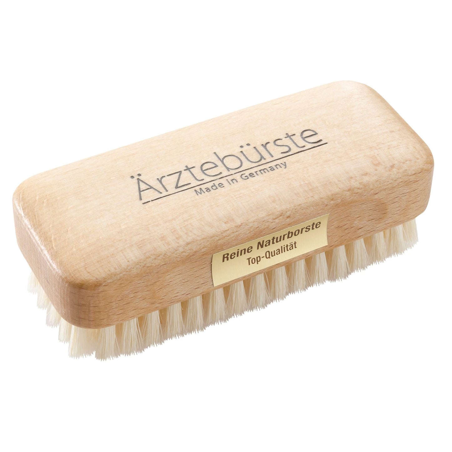 REMOS "Doctor's Hand Brush" with Natural bristles Made of Local Beech Wood