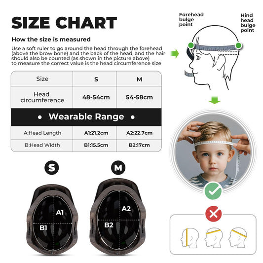 ROCKBROS Kids Helmet Toddlers Bike Helmet Full Face for Baby Child Youth BMX MTB Scooter Roller Skating Skateboard Adjustable Breathable Safety Crash