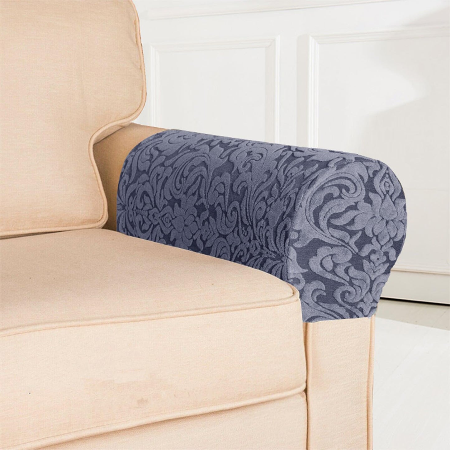YancLife Armrest Chair Covers, Set of 4 Stretch Armchair Couch Armchair Covers for Arms Sofa