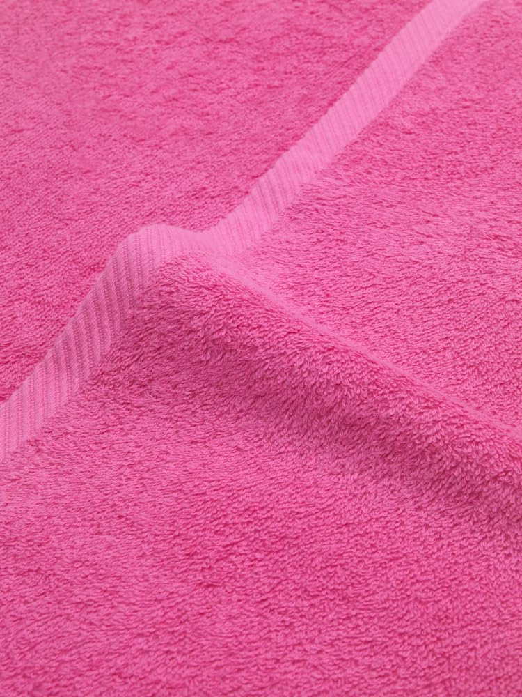 Top Towel Plus - Large Bath Towels - 2 Bath Towels - 100 x 150 cm - 100% Cotton - Strawberry