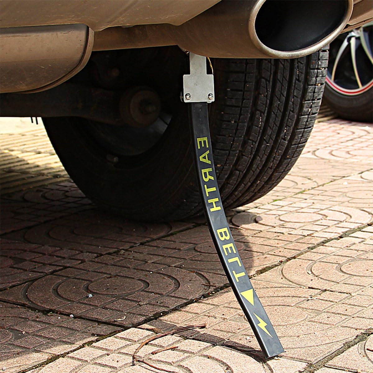Namvo Car Anti-Static Flex Strip Earth Strap Ideal for Preventing Electrostatic Build-Up, Antistatic Car Electrostatic Canceller (30-38cm)