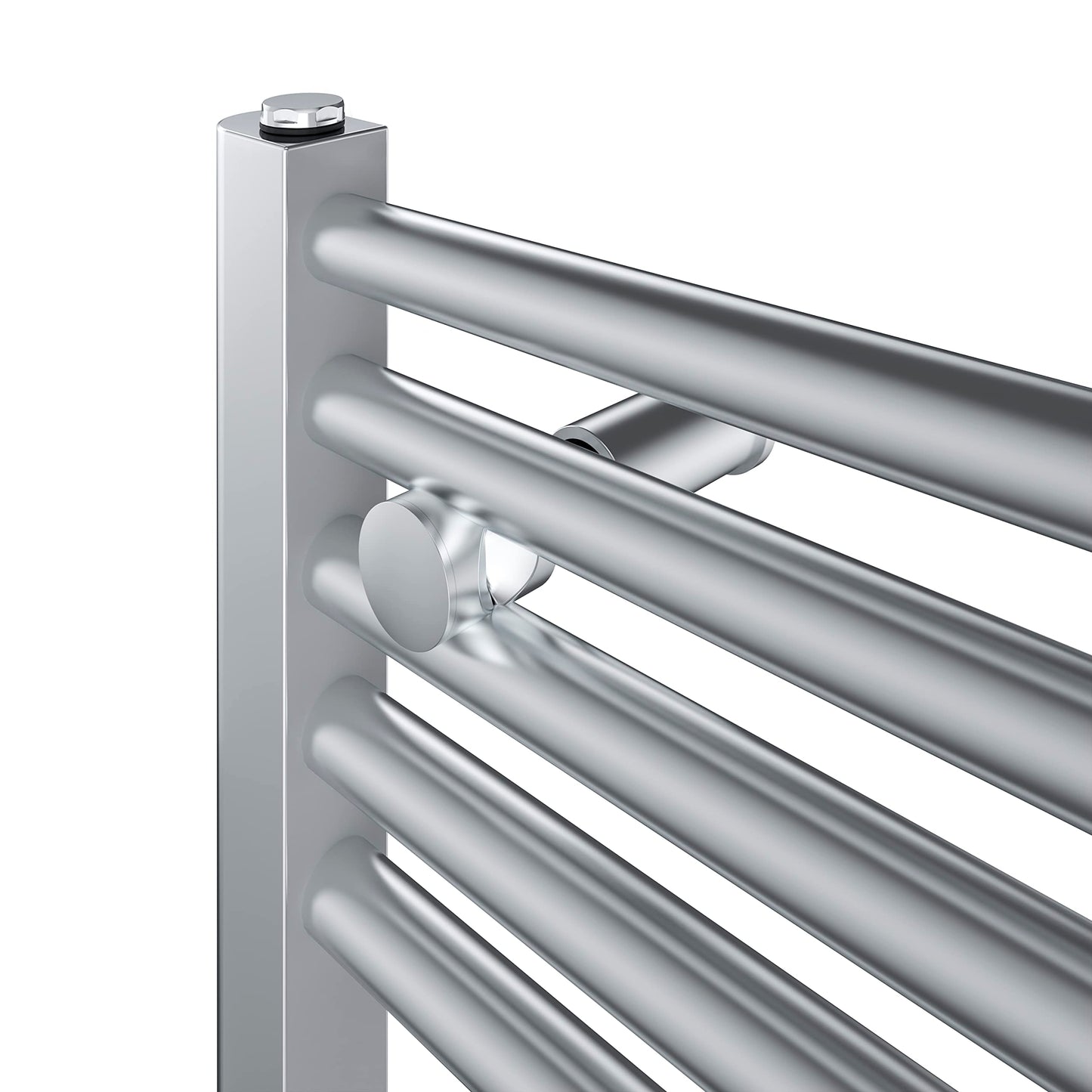 Warmehaus 1800x500mm Chrome Bathroom Heated Towel Rail Radiator Straight