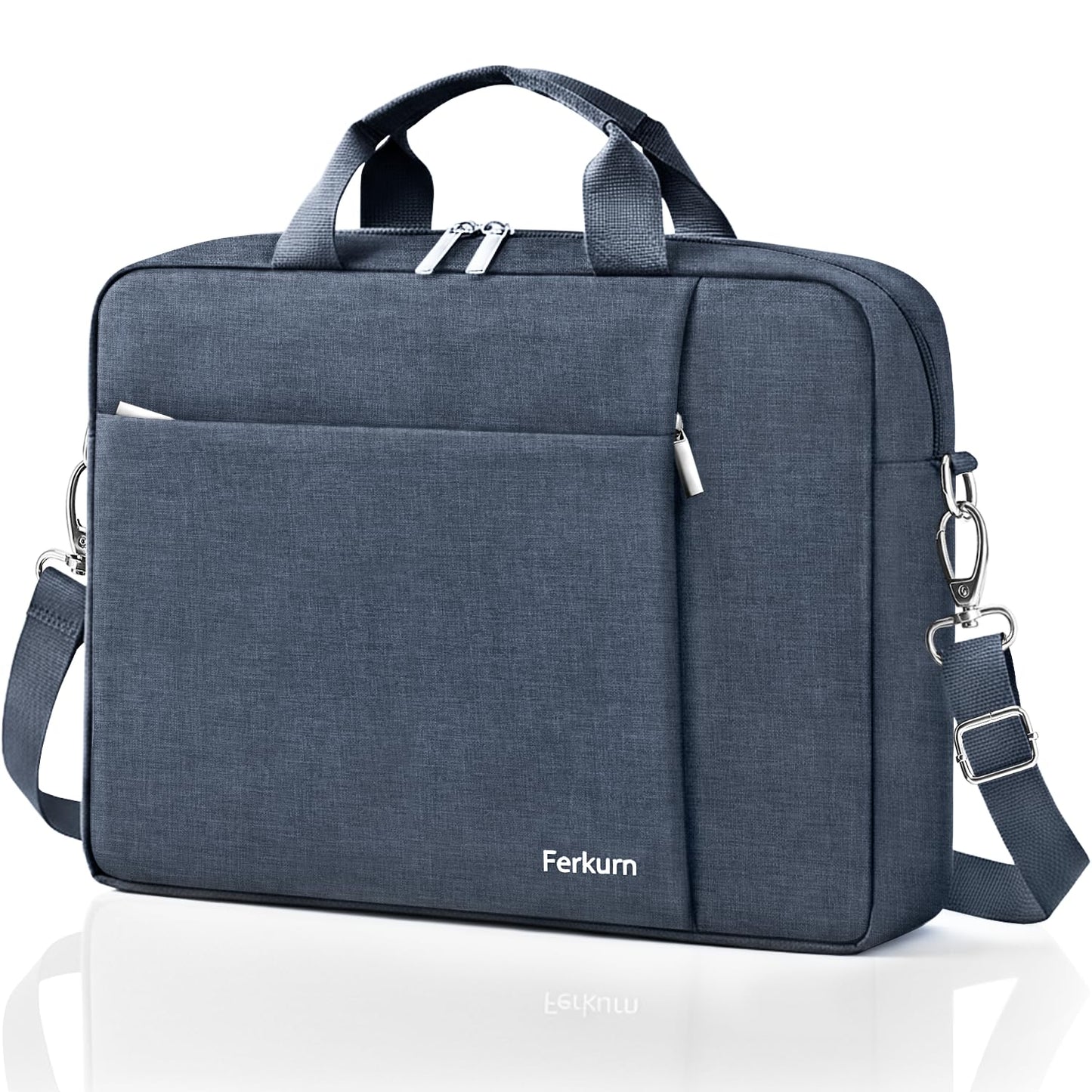 Ferkurn Laptop Bag Case Sleeve 15 15.6 16 inch for Women Men Compatible with 15"/16" MacBook Pro/Air M4/M3/M2/M1, Surface Laptop 6/5/4 Book, XPS 15,