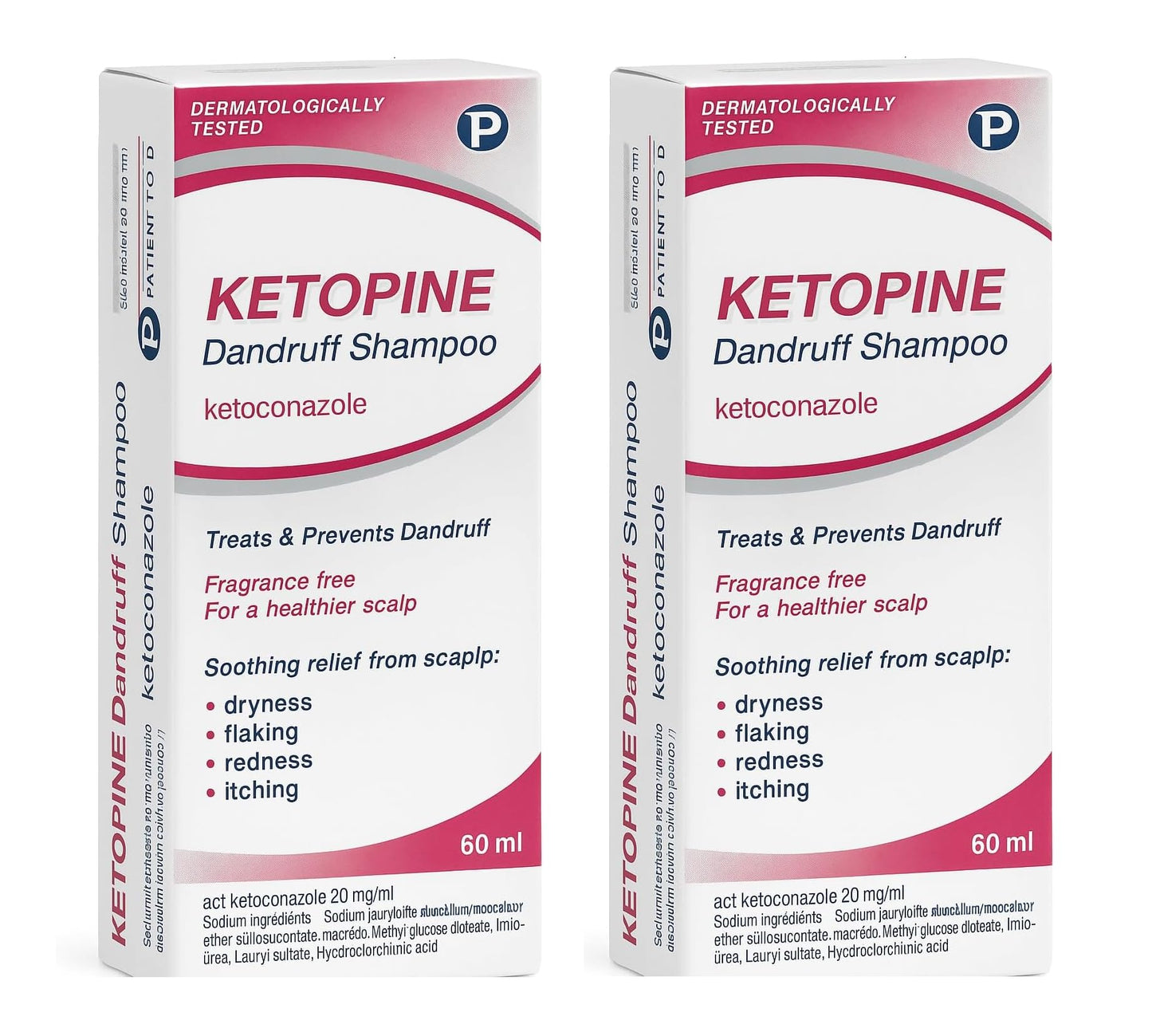 Ketopine Anti-Dandruff Shampoo 60ML - Pack of 2