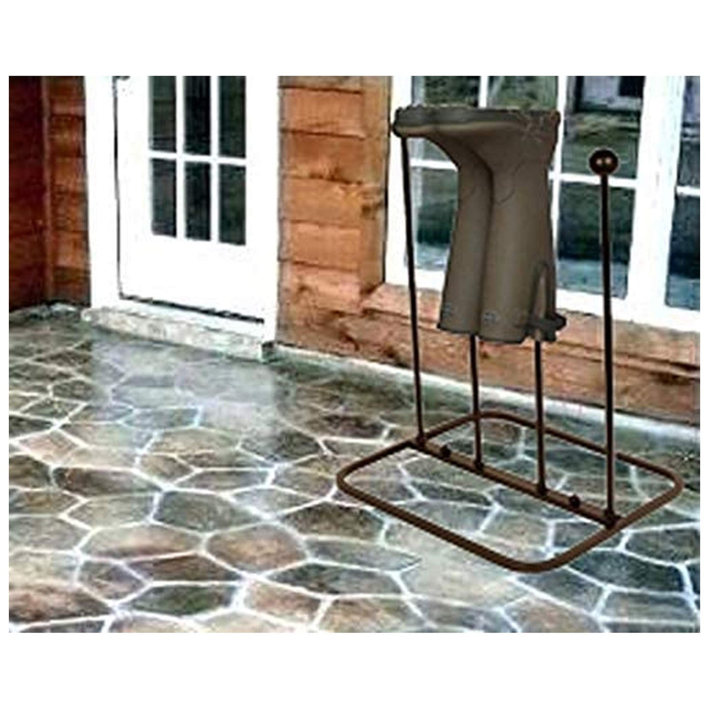 Arsuk Welly Boot Rack - Metal Wellington Boots Stand Outdoor, Cast Iron and Rustproof Wellies Storage Racks & Holder - 2 Pair & 4 Pair Boot Rack