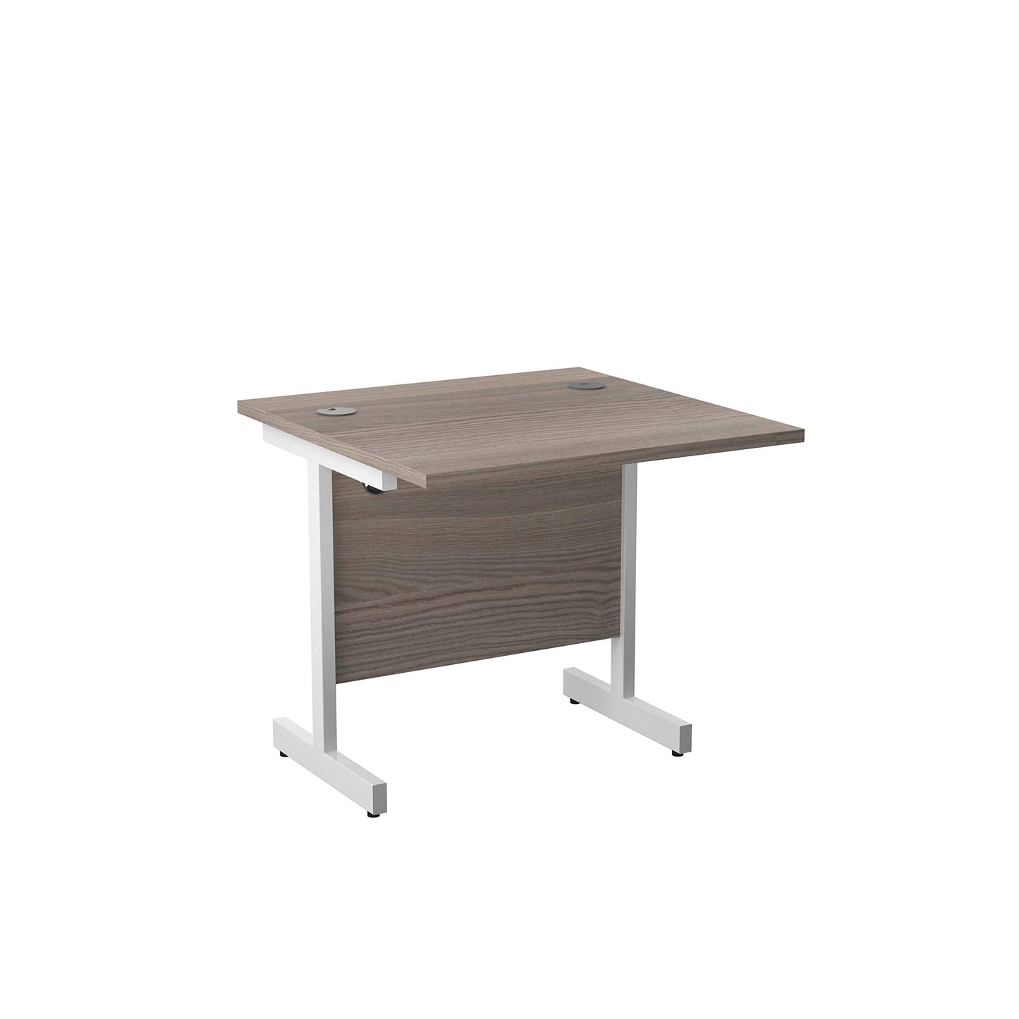Office Hippo Heavy Duty Rectangular Cantilever Desk, Home Office Table With Integrated Cable Ports, PC Desk For Office or Home, 5 Yr Wty