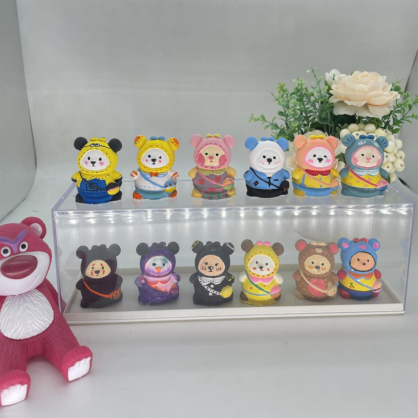 Clear Display Case for Figures,Acrylic Display Case for Doll Toy Collectibles, Action Figures