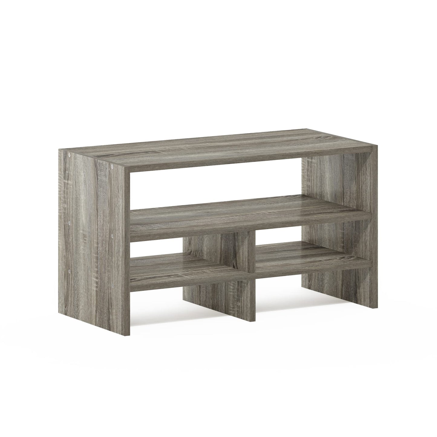 Furinno HERMITE Desk Organizers and Accessories, Office Organization, Desk Top Book Shelf, for Office Supplies, Office Desk Accessories, French Oak
