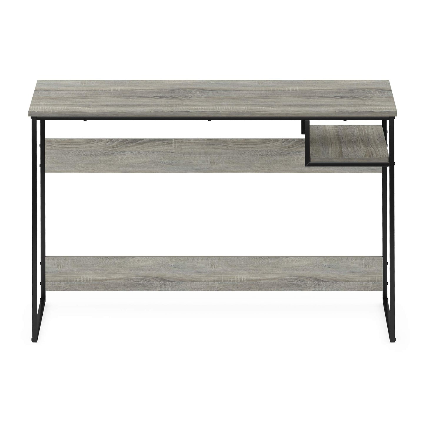 Furinno Moretti Modern Lifestyle Study Desk, Computer Desk, 114 cm (W), French Oak Grey