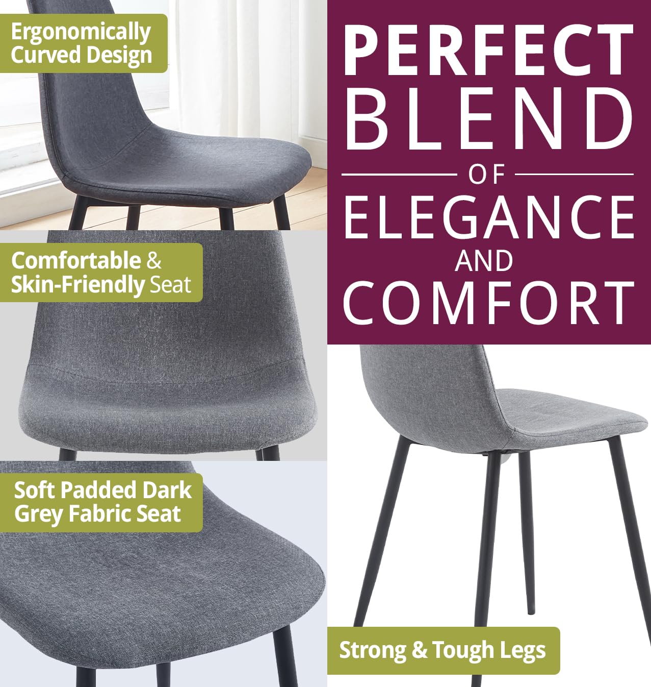 Hallowood Furniture Dudley Oak Effect Dining Table and Chairs Set 4, 150cm