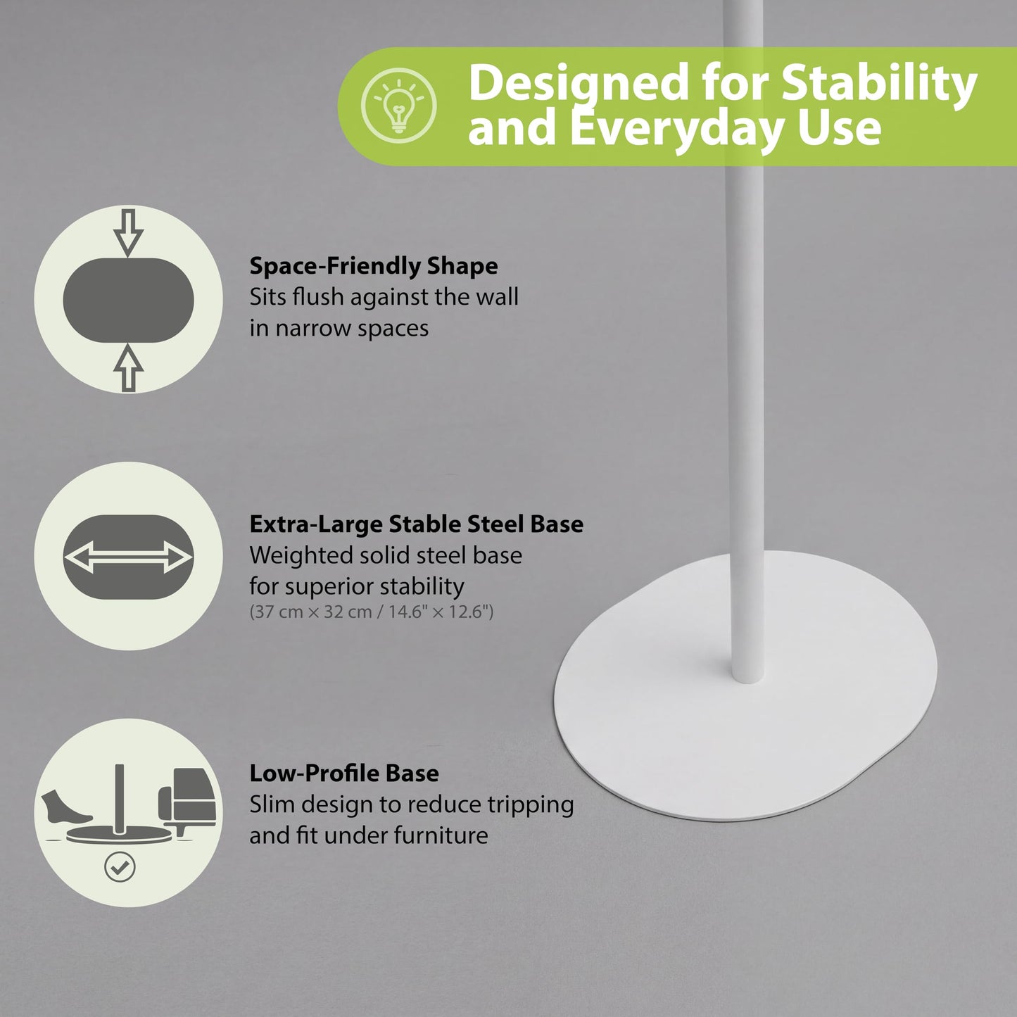 nidoshu Coat Stands for hallway - Modern Coat Rack Freestanding No Visible Screws Original Design for Small Space Entrance Hall