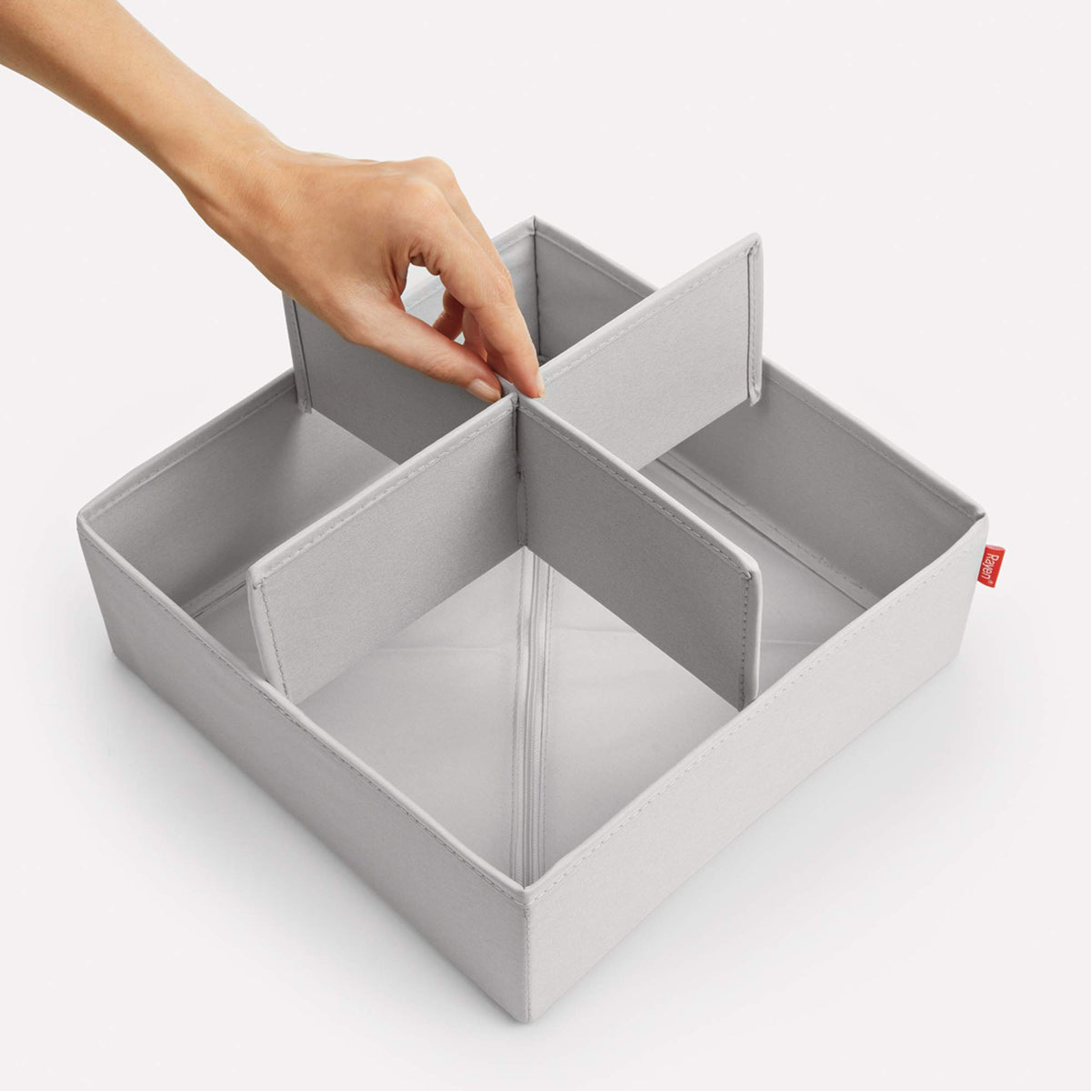 Rayen - Foldable Drawer Organiser Containing 6 Clothes Organiser Boxes in Different Sizes. 2 Boxes 14 x 10 cm