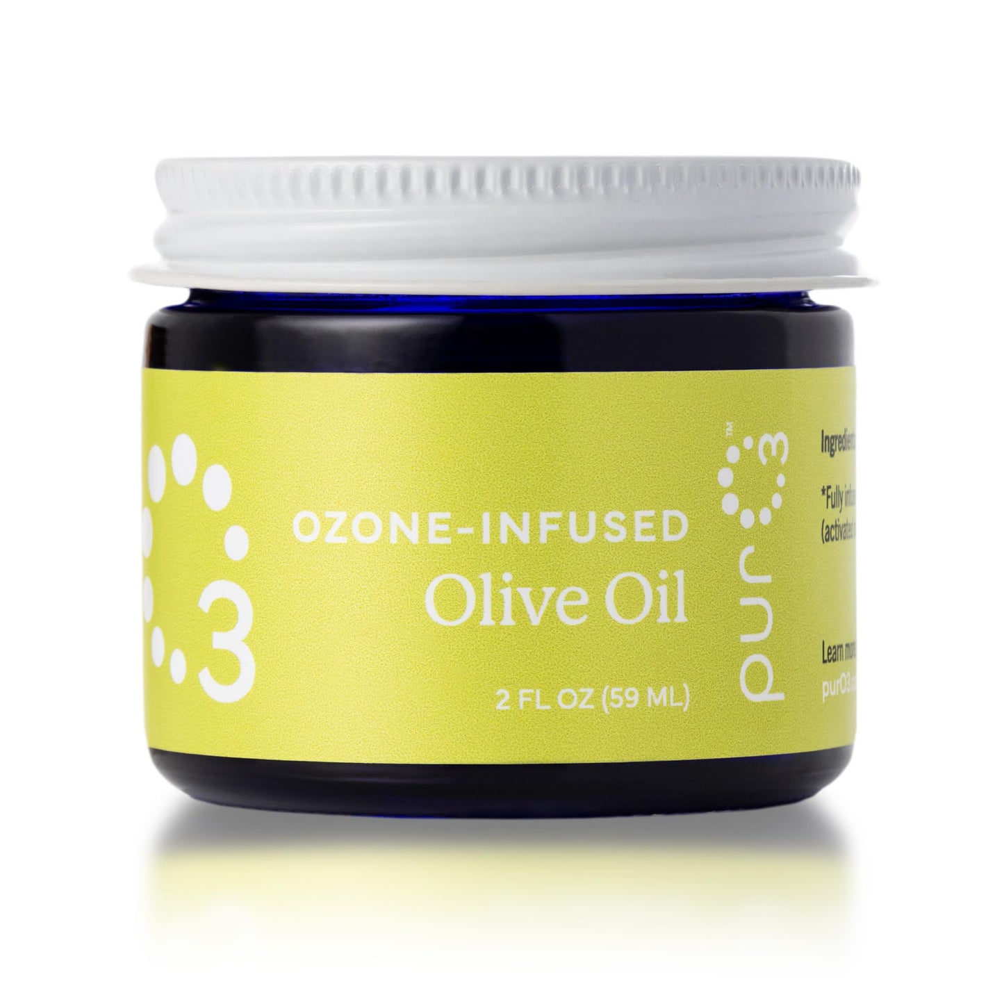PurO3 Ozonated Olive Oil - 2 Ounce - Fully Ozonated
