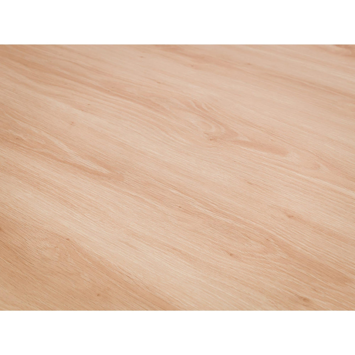 Julian Bowen Berwick Round Table for 4, Oak & Black - H75 x W120 x D120cm