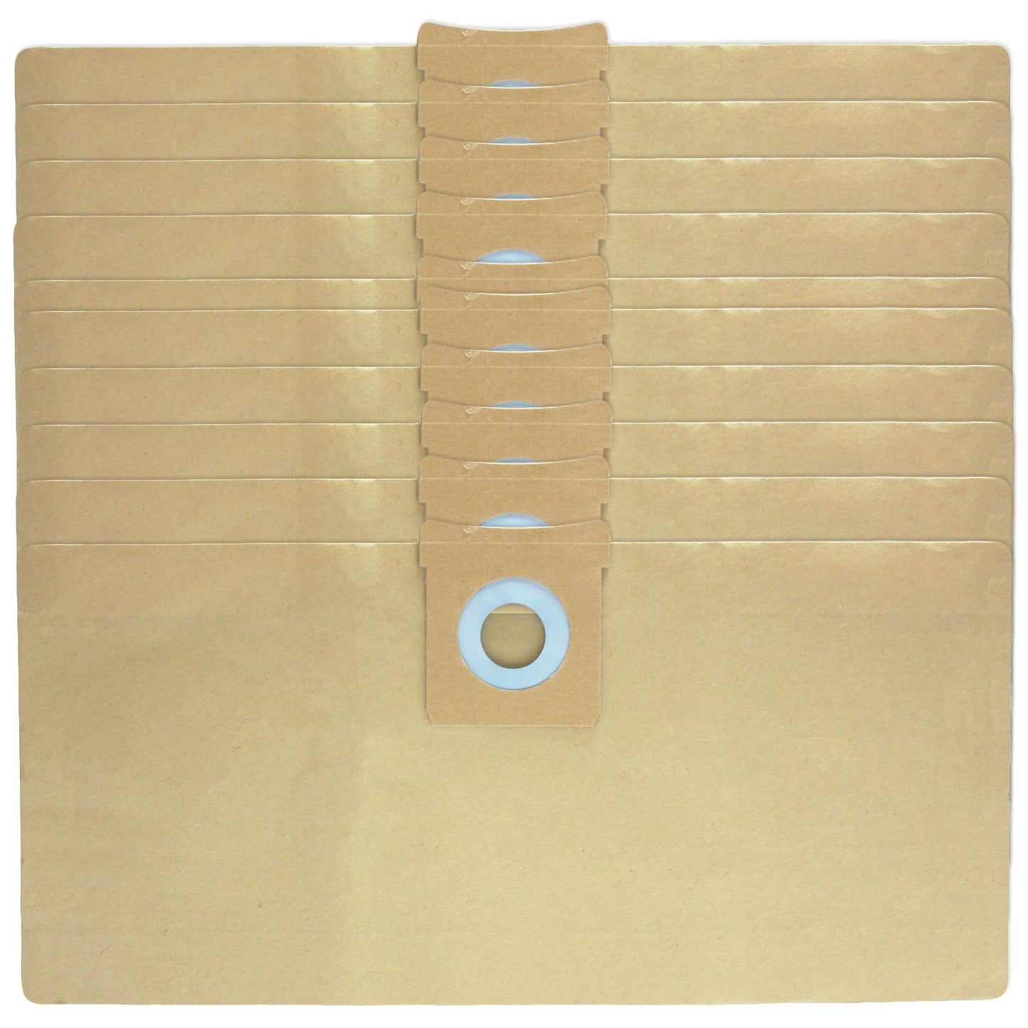 SPARES2GO Strong Dust Bags for Titan 16L 20L 30L 40L Vacuum Cleaners (Pack of 10)