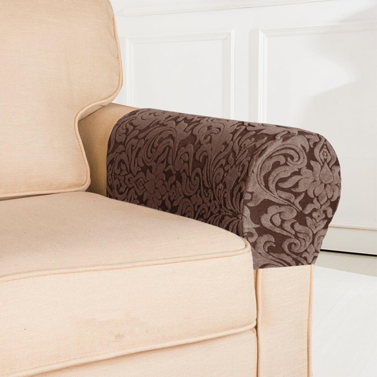 Armrest Chair Covers, Set of 4 Stretch Armchair Couch Armchair Covers for Arms Sofa