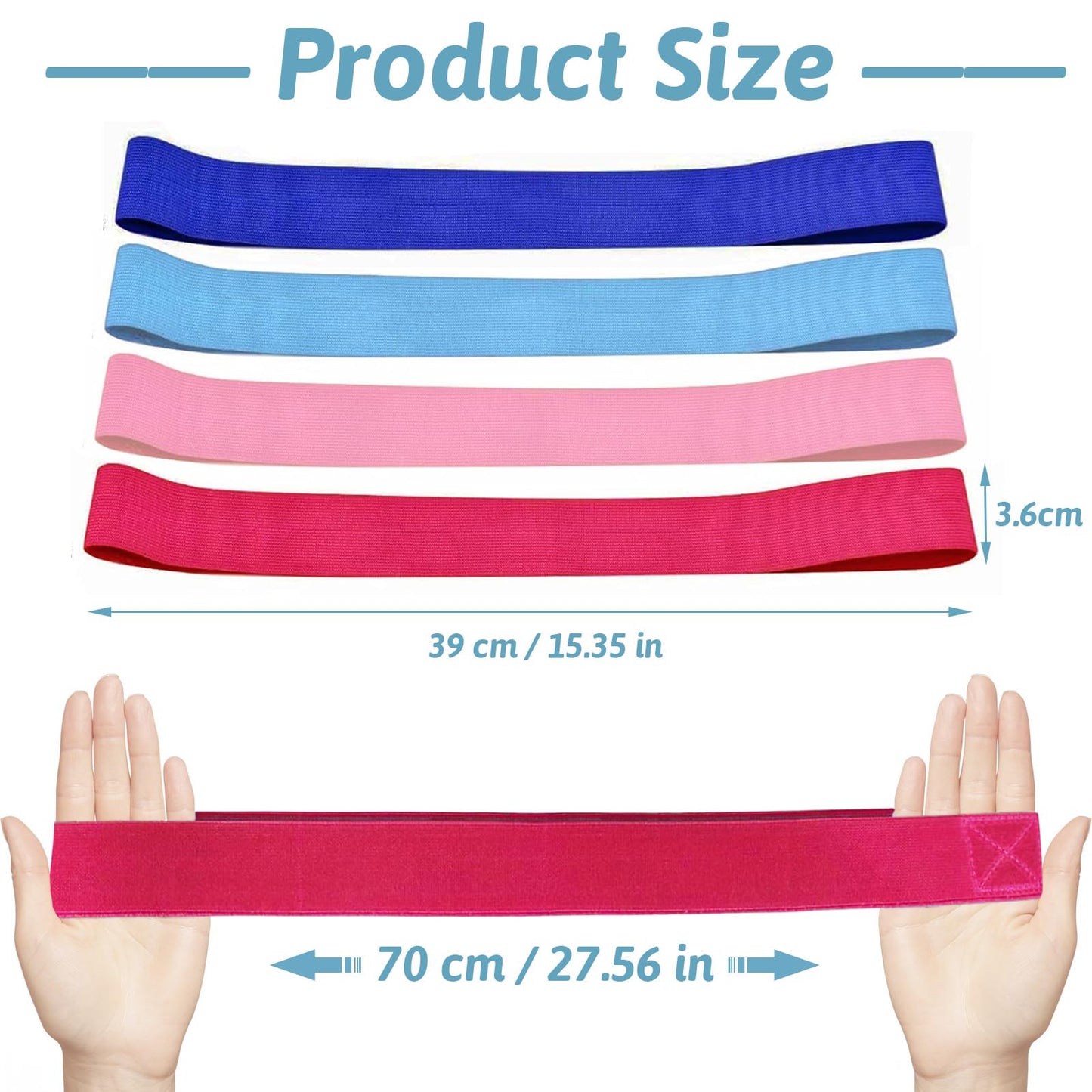 GEMMAHW 4Pcs Beach Towel Bands for Sun Loungers, Elastic Bands for Sunbed Towel, Windproof Sun Lounger Straps