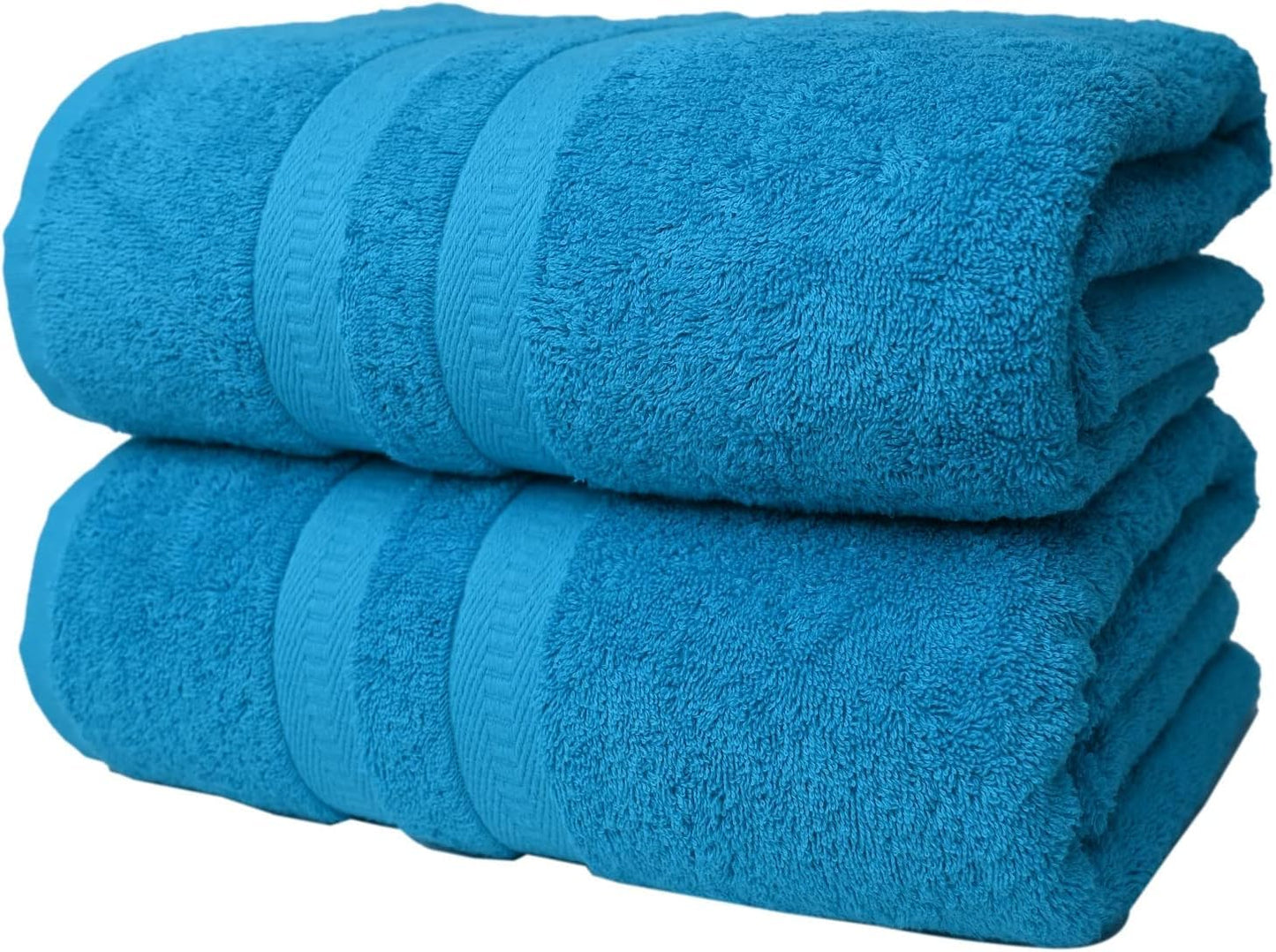 manucci EXTRA LARGE JUMBO BATH SHEETS 90 X 150CM 500GSM 100% EGYPTIAN COTTON TOWEL (teal, 2)