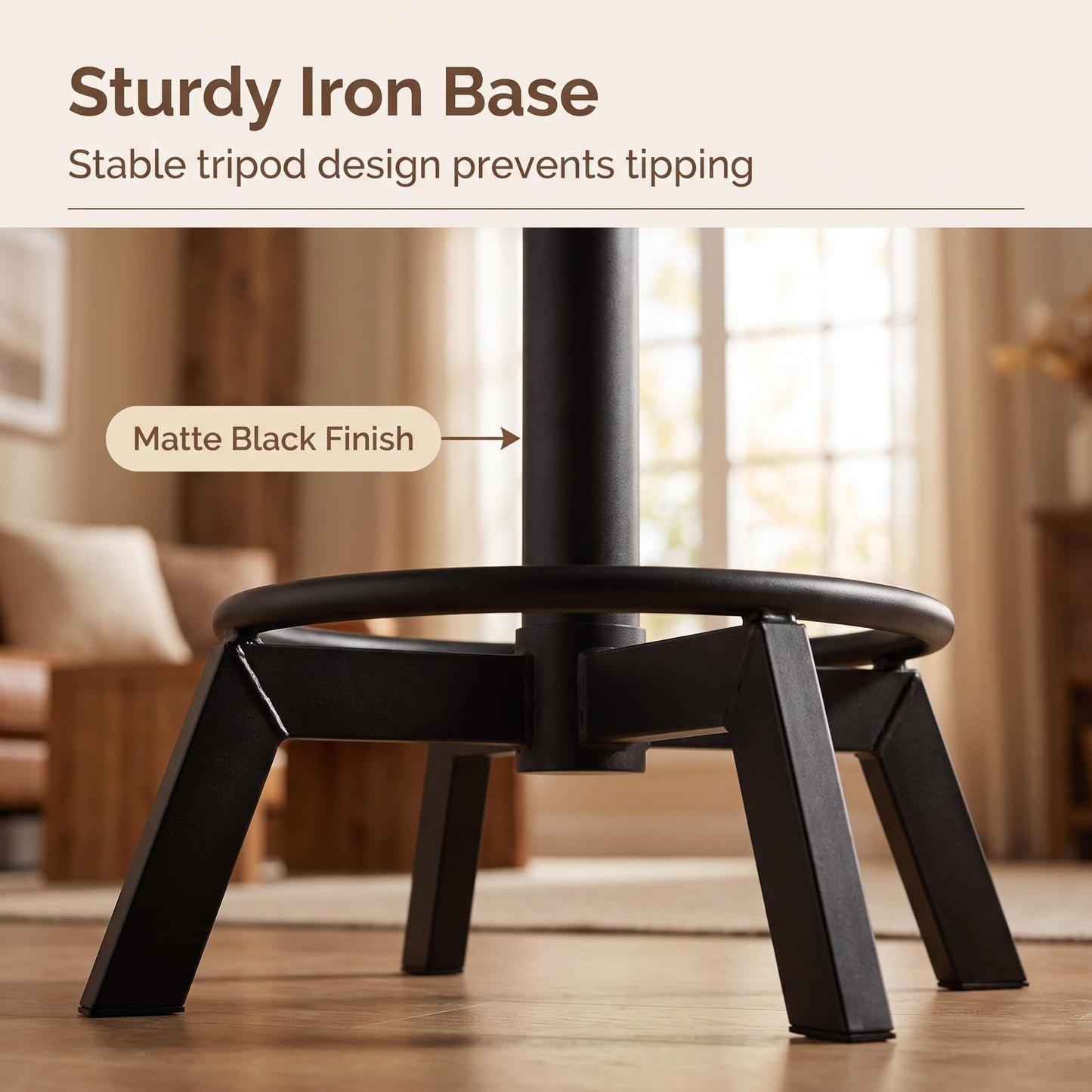 BOKKOLIK Set of 2-Industrial Bar Stool-Counter Height Chairs- Swivel Wooden Seat- Adjustable 17.7-24inch