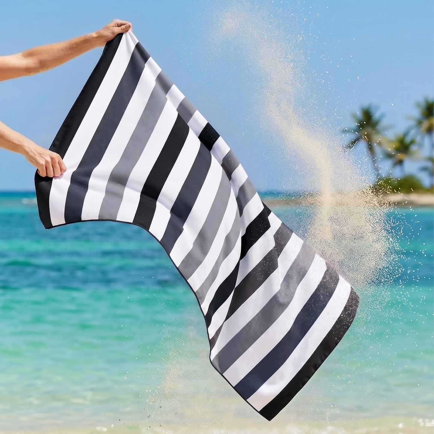 Exclusivo Mezcla Large Microfiber Quick Dry Beach Pool Towel, 152x76 cm