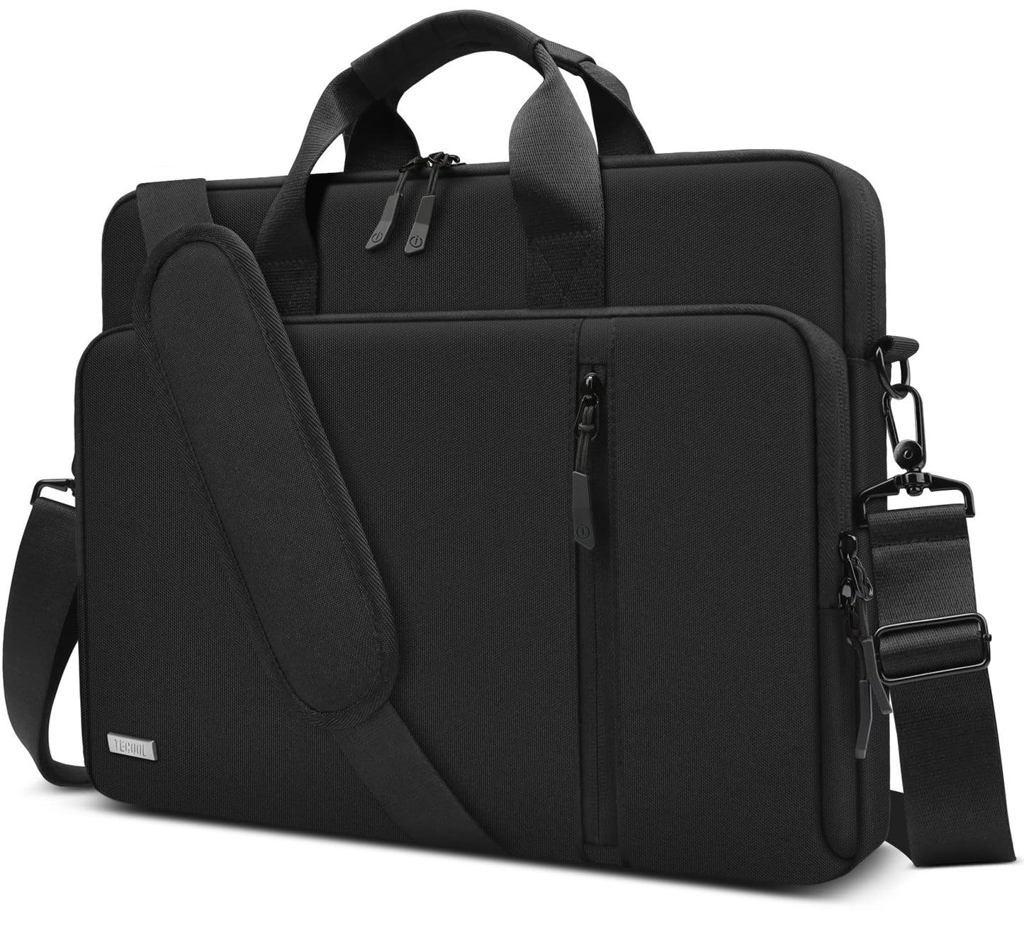 TECOOL 15.6 16 Inch Laptop Bag, 360 Protective Case Messenger Bag Computer Sleeve with Shoulder Strap Waterproof Briefcase for 15.6 16 Inch Acer ASUS