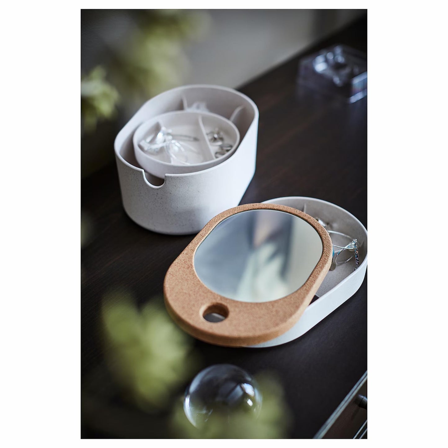 sarcia.eu SAXBORGA Plastic box with mirrored lid