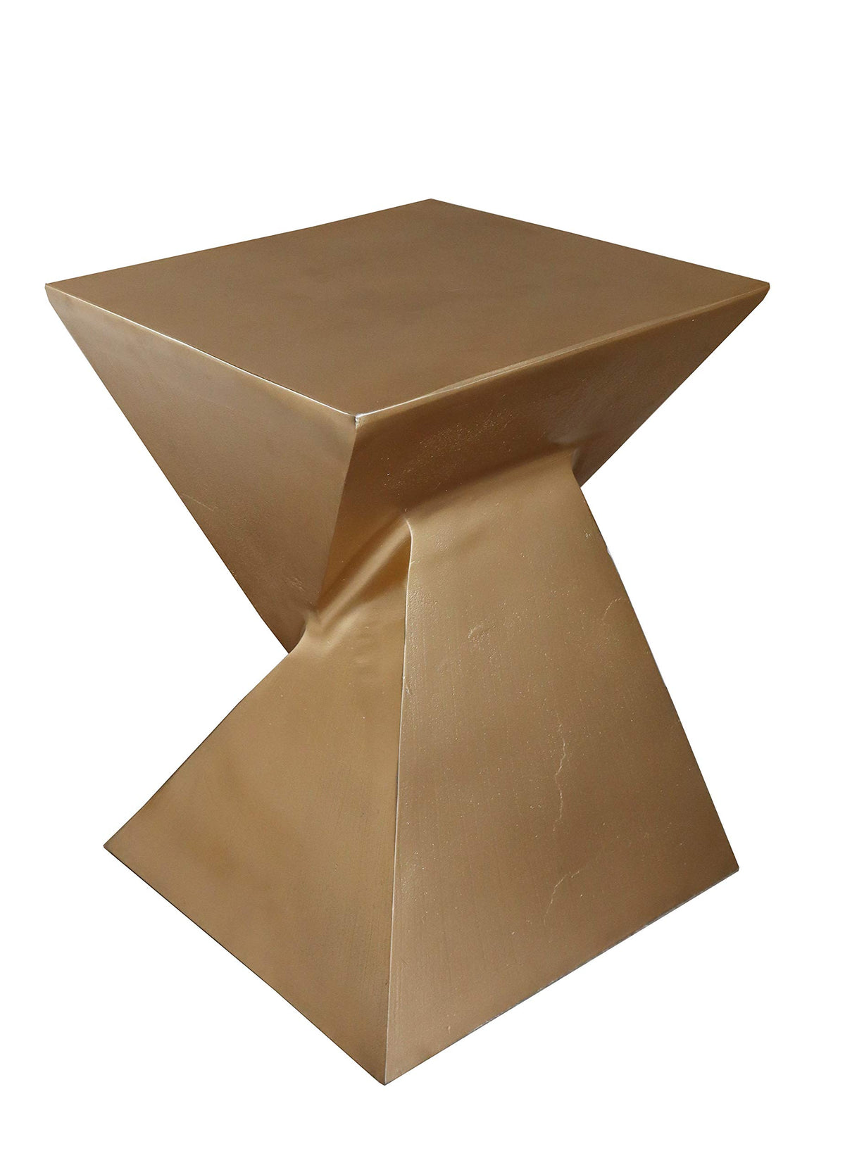 ASPECT Luxore Pyramid Aluminum Side Table Gold, Aluminium, 30.5x30.5x50H cm